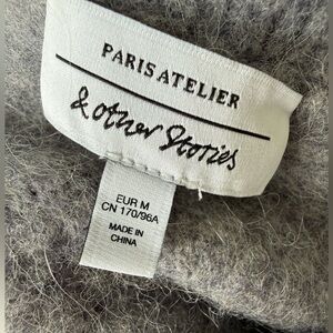 &Other Stories Boxy Poodle Jacquard Sweater